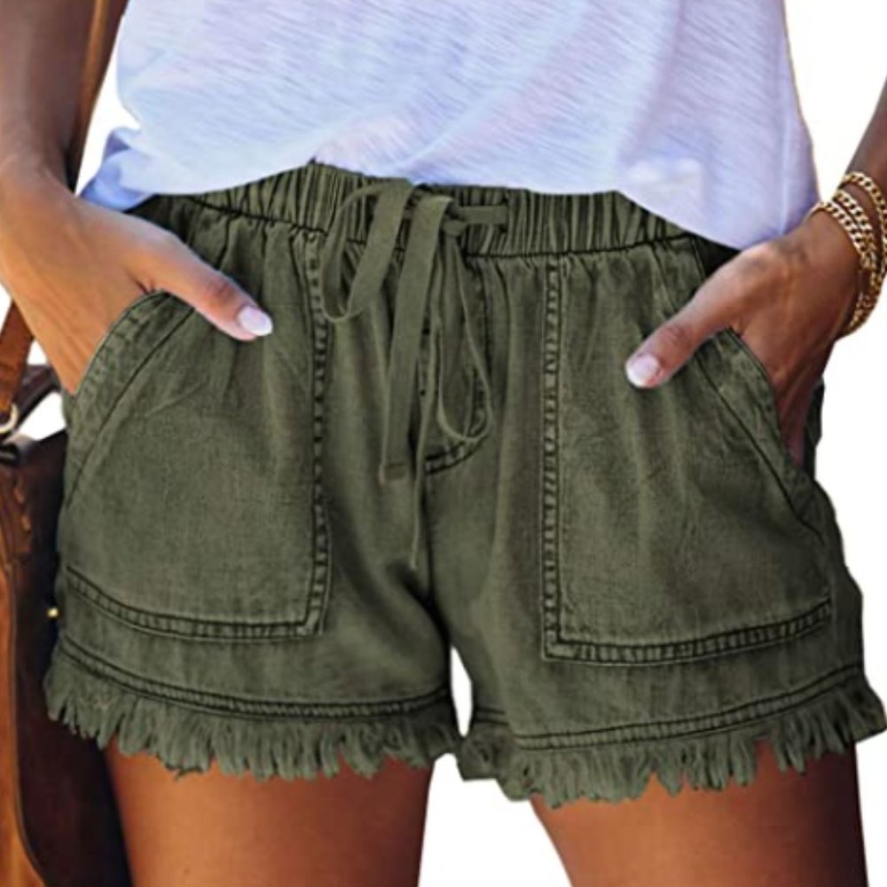 COPY - Fekoafe Soft Denim Shorts - Size XL